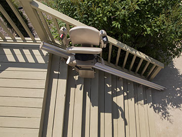 San Francisco Outdoor Stair Chair Lift